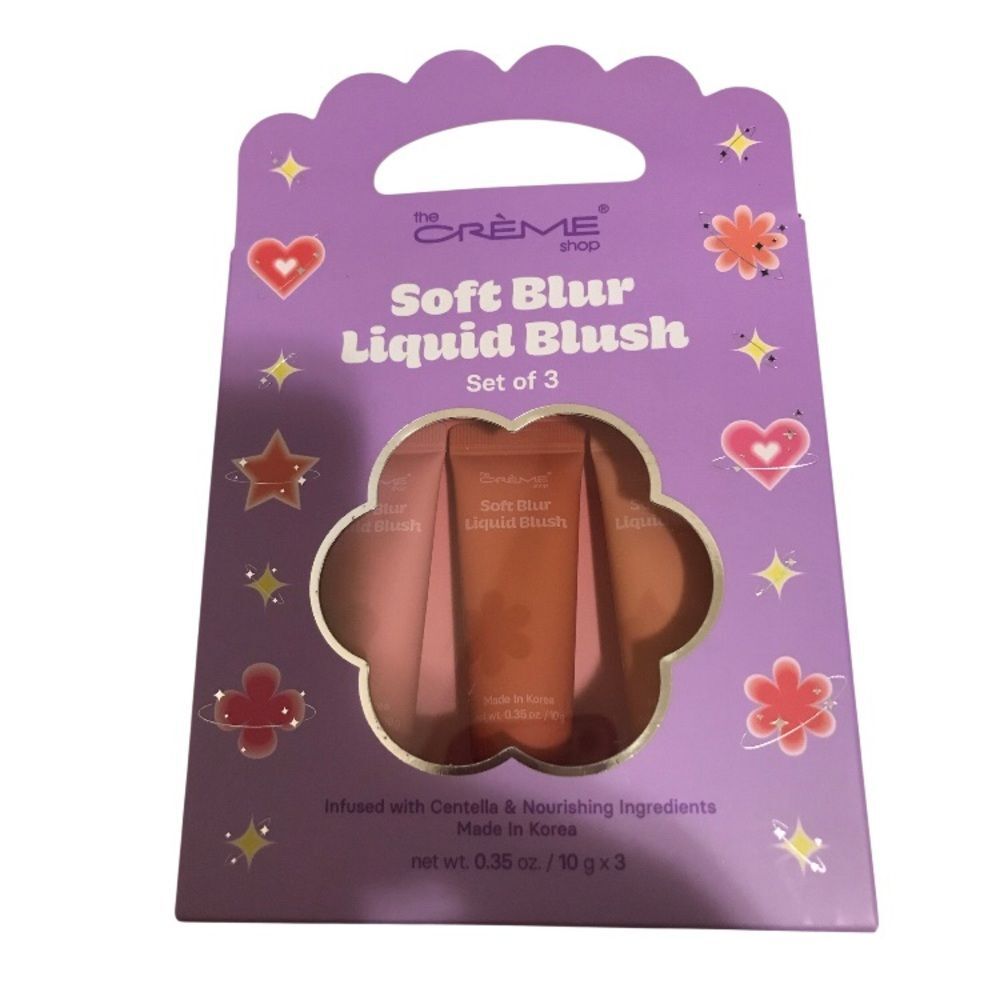 The Crème Shop Soft Blur Liquid Blush - Set of 3